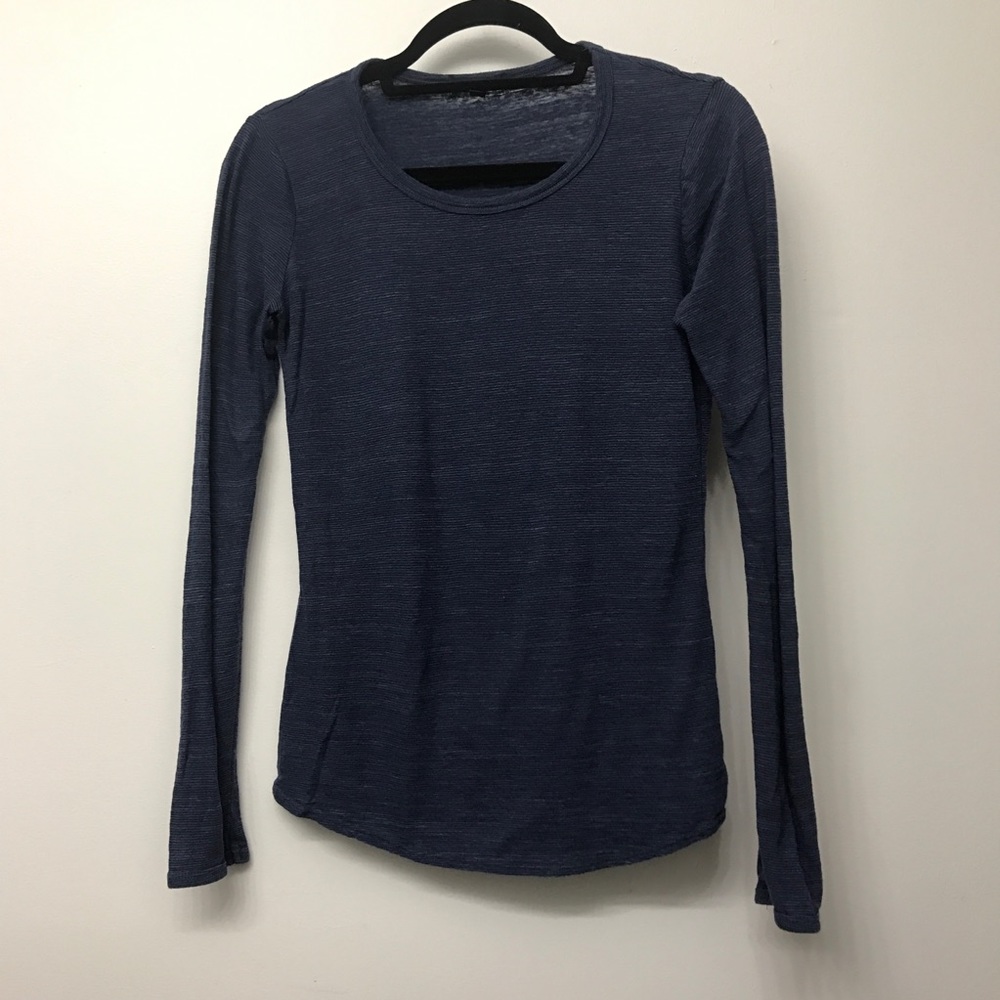 Gap Long Sleeve Navy Shirt